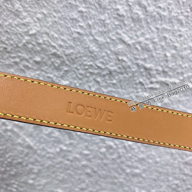 LOEWE女士皮帶 羅意威雙面用粒面小牛皮腰帶  jjp2153
